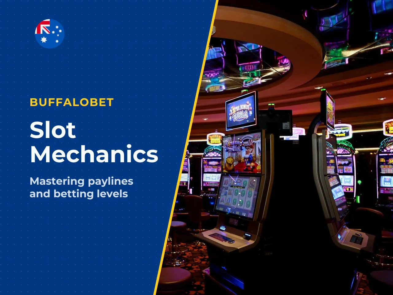 Bet, Spins and Paylines. Setting a