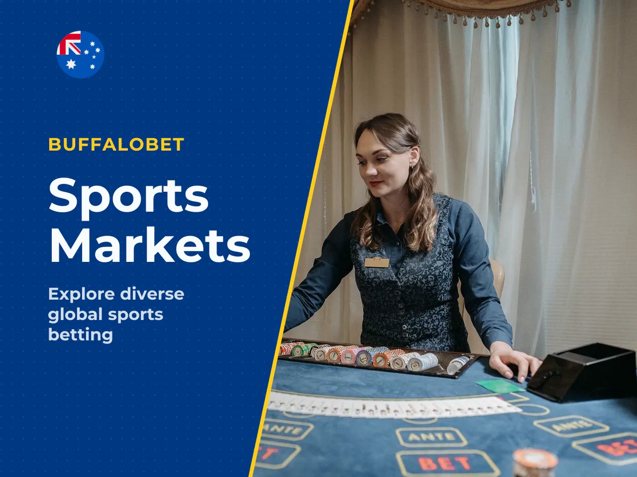 Sports betting and available sports markets