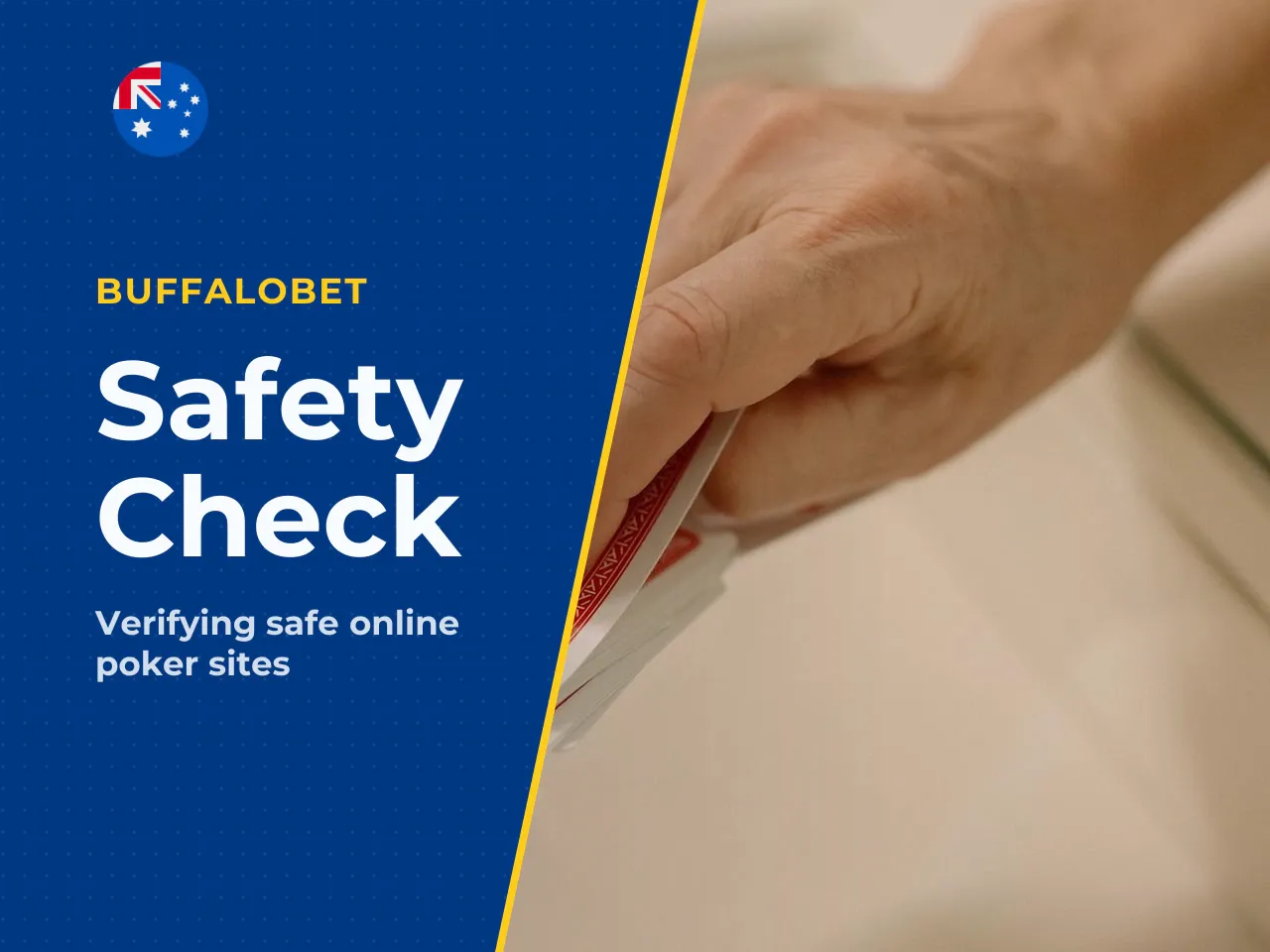 Checklist verifying an online poker site