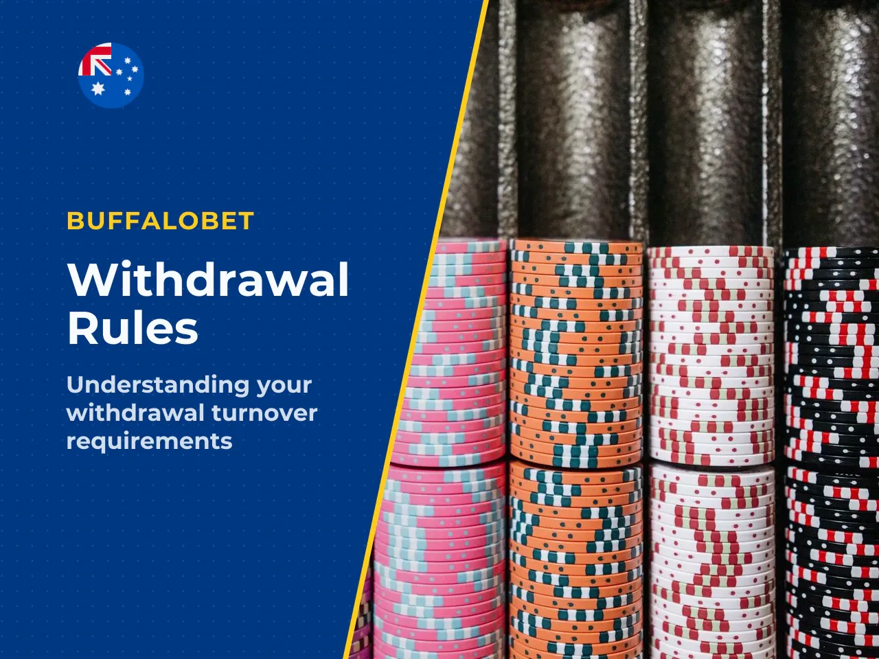 The 1x turnover requirement, explained. Deposit