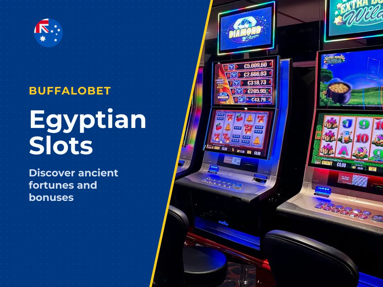 Egyptian Theme and Slot Interface. The