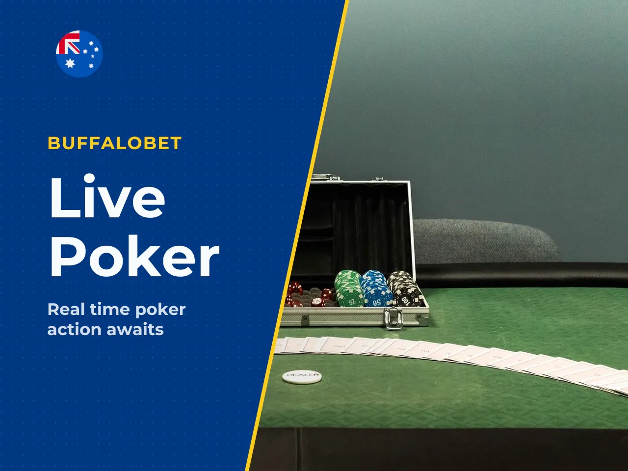 Live dealer poker and live casino